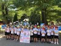 16 августа провели мероприятие по ПДД  "Внимание-дети" совместно с сотрудником Госавтоинспекции